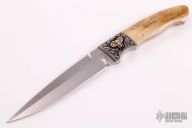 Engraved Mammoth Ivory Fighter