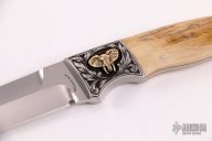 Engraved Mammoth Ivory Fighter