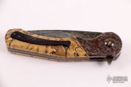 Damascus Linerlock Flipper