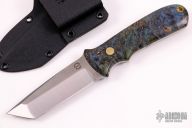 KM-9 Dozier Tanto - Buckeye Burl