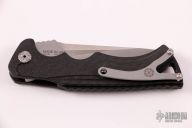 Large Tighe Fighter Automatic Knife Carbon Fiber