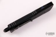 142-16CFTI Combat Troodon D/E Carbon Fiber Damascus Standard Ringed Ti HW