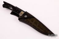 Gold Engraved Damascus Fighter