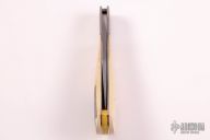 Scrimshawed Damascus Lockback