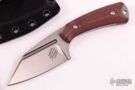 La Sanction - Burgundy Canvas Micarta