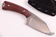 La Sanction - Burgundy Canvas Micarta