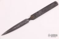 Meteorite Damascus Letter Opener