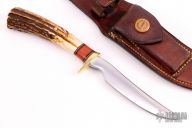 Model 7-4 - Replaced Stag Handle - Heiser Sheath