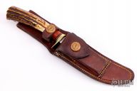 Model 7-4 - Replaced Stag Handle - Heiser Sheath
