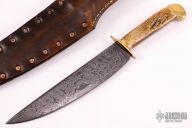 Damascus and Elk Bowie
