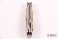 Two-Blade Serpentine Jack - Stag Bone Slipjoint