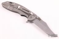 XM-18 3.5" Bowie Flipper - Extra Titanium Scale