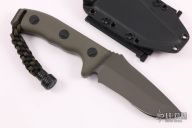 103-2GR Currahee S/E Green Serrated