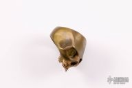 Brass Skull Ring - Size 10