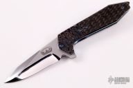 Magi Flipper - Tortured MokuTi and Carbon Fiber