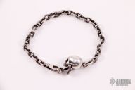 Chain Link Skull Braclet 