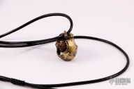 Brass/Copper Skull Necklace