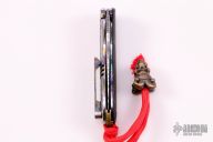 S7 - Damasteel/CF/Ti w/ Matching Torch clip and Carabiner