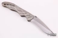 XL Bullseye - Carved Titanium