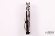 XL Bullseye - Maroon Linen Micarta