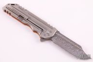 Damasteel Copper War Bowie