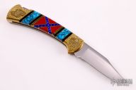 Stars and Bars Lockback