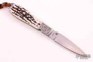 Engraved Lockback Dagger