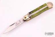 Small Leverlock Auto - Dyed Bone