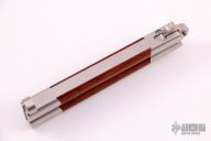 4" Flat Clip Bowie w/ Rosewood