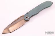 ANAX Tanto - Bronze Satin DLC/Antique Green Titanium