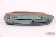 ANAX Tanto - Bronze Satin DLC/Antique Green Titanium