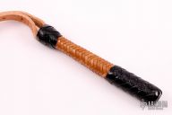 Black & Natural Kangaroo Blackjack w/ Tooled Strap