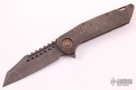 Warhound Bronzed Two-Tone Stonewash Finish Blue Galactic Acid Satin Finished Titainum w/ Bronzed Titanium Accents & Hardware S/N 008