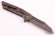 Warhound Bronzed Two-Tone Stonewash Finish Blue Galactic Acid Satin Finished Titainum w/ Bronzed Titanium Accents & Hardware S/N 008