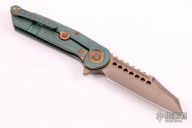 Warhound Bronzed Two-Tone Stonewash Finish Antique Green Titainum w/ Copper Accents & Hardware S/N 013
