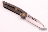 Warhound Hand Rubbed Satin Finish Carbon Fiber Fallout Finish Titanium w/ Bronze Titanium Accents & Hardware S/N 007