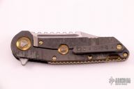 Warhound Hand Rubbed Satin Finish Carbon Fiber Fallout Finish Titanium w/ Bronze Titanium Accents & Hardware S/N 007