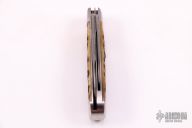 Jigged Molasses Bone Dogleg Trapper (TB622003 DAM)