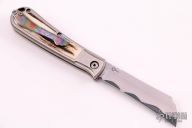  Caibira Slipjoint - San Mai Damascus and Stag