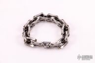 Sterling Silver Bracelet - Crusader Cross Clasp