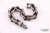 Sterling Silver Bracelet - Crusader Cross Clasp