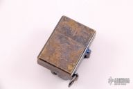 Custom Lighter w/ Two Ruby Eyed Skulls