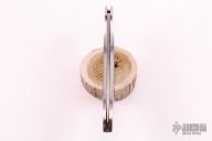 Black Lip Pearl Interframe with Gold Dots