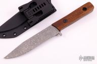 Custom Fixed Blade - USS California BB-44 Teak Scales