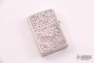 Engraved Sterling Silver Zippo