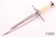 Engraved and Carved Dagger