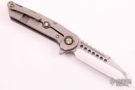 Warhound Mirror Polish Satin Finish Titanium & Brass