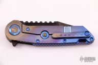 Warhound DLC Two-Tone Stonewash Finish Blue Fade Titanium w/ Blue Titanium Ascents & Hardware