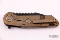 Warhound DLC Two-Tone Apocalyptic Finish Bronze Bark Finish Titanium W/ Bronzed Hardware S/N 005