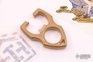 Bronze Bottle Rocket with Pattern